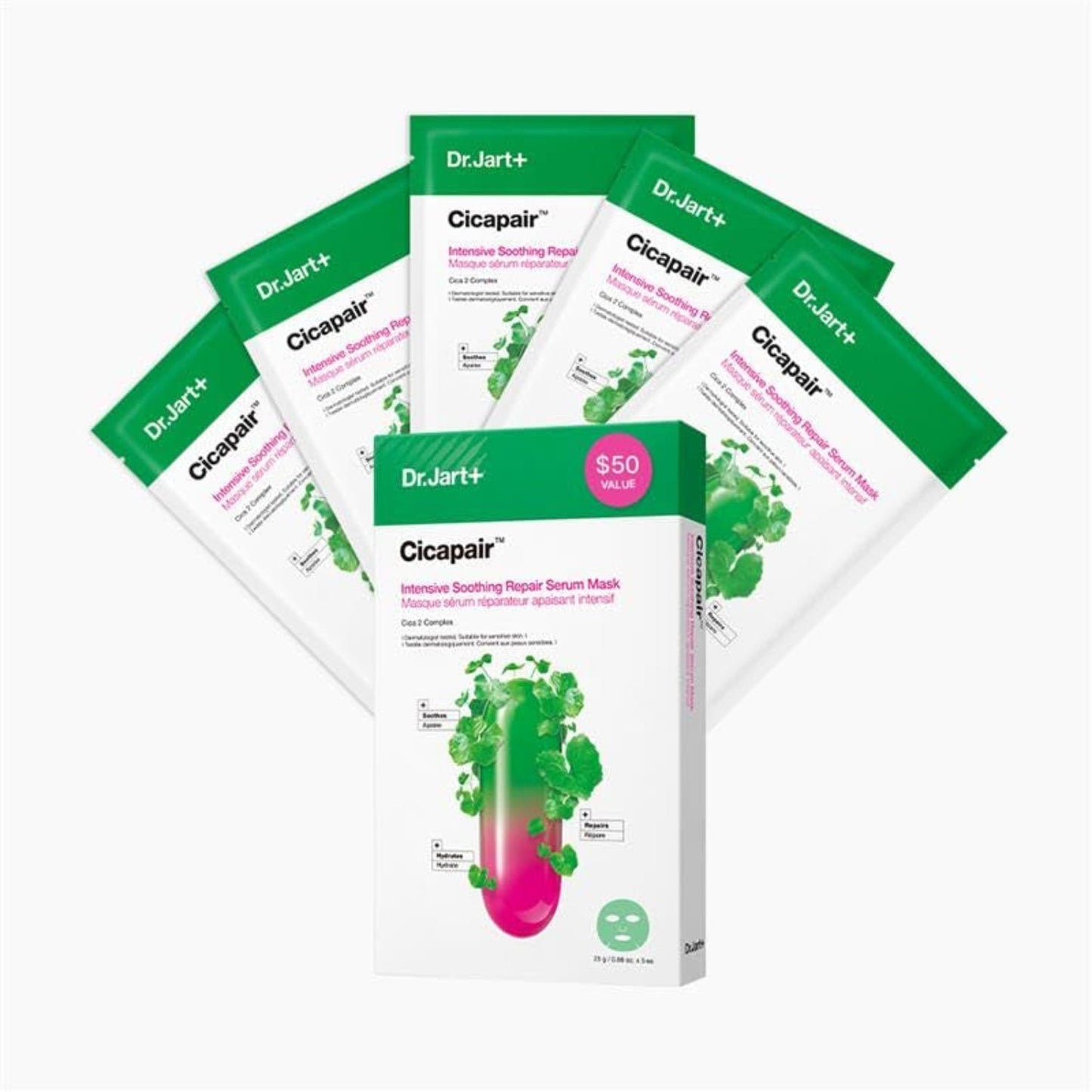 Cicapair Sensitive Skin Serum Korean Face Mask for Redness with Centella Asiatica | Sheet Mask | Korean Skin Care